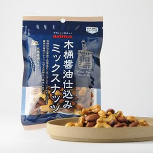 KIoke Shoyu Mixed Nut : ถั่วคั่วโชยุถังไม้